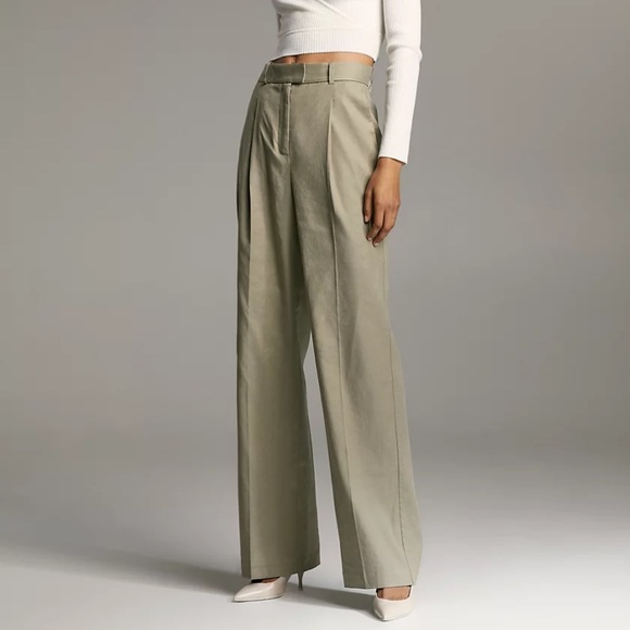Babaton Sadiki Linen Pants Size 8 - Picture 1 of 10